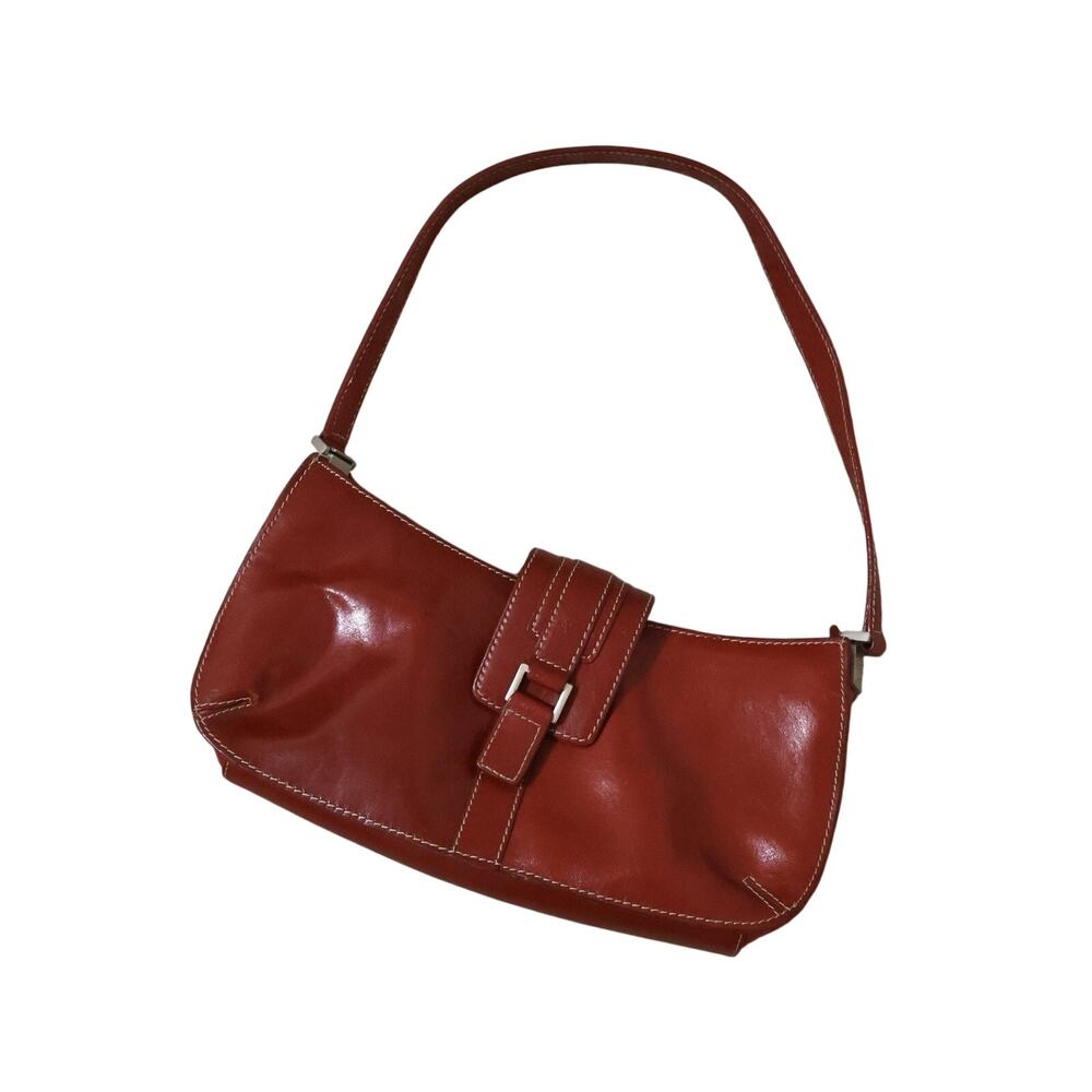 Vintage Wilson's Leather Red Leather Small Shoulder Bag Y2K Moto